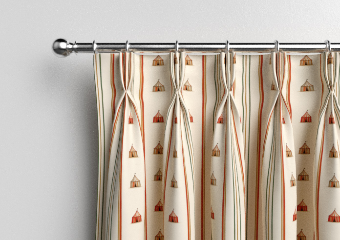 May Day, Tent Stripe Spice - Made to Measure Curtains - Image 11